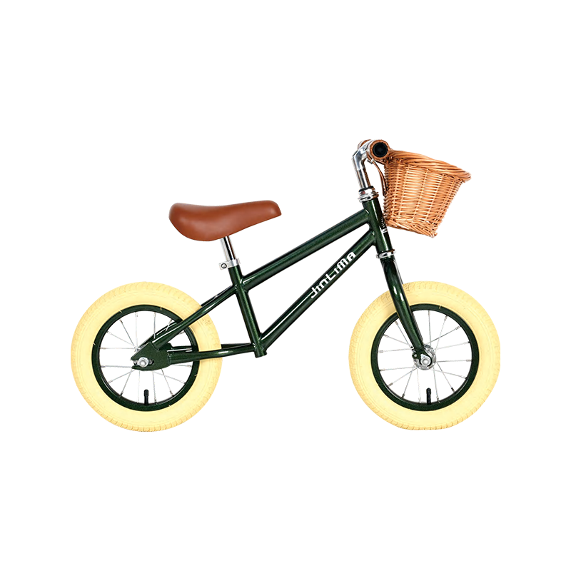 Hyb-006 Green High Steel Kids 12 "Bilanț cu coș cu coș