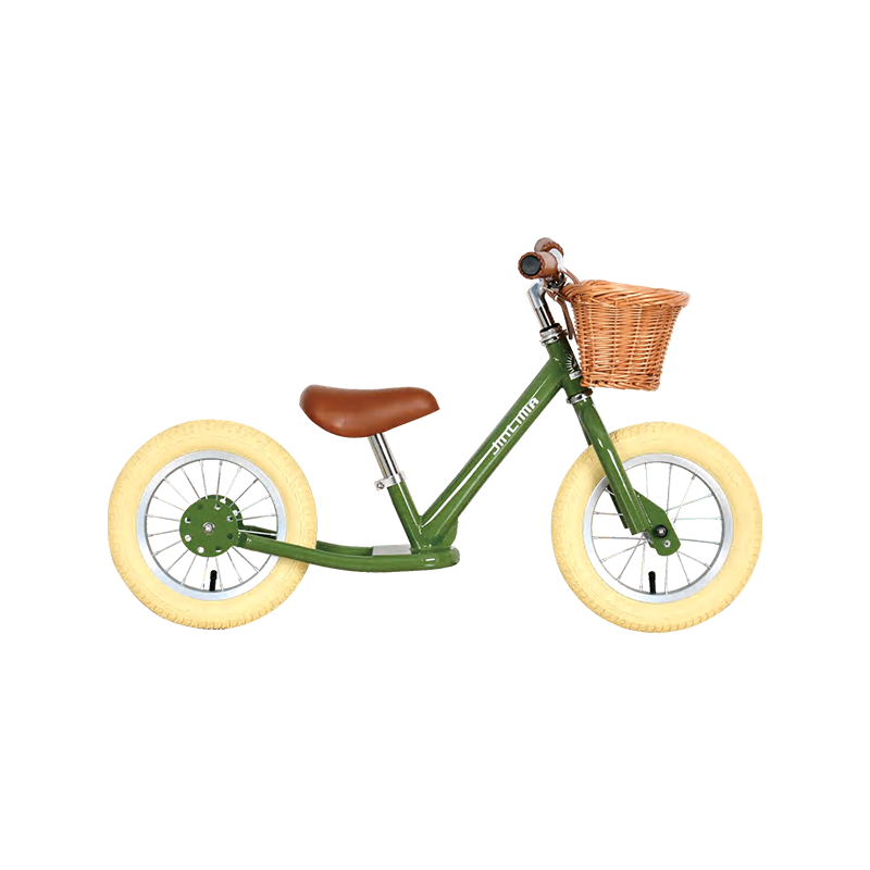 HYB-003 12 "Green and Yellow Fără pedale Bilanț Flexibil Bilanț Bike
