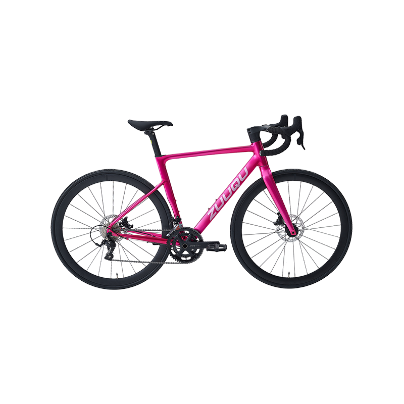 HYB-047 Rose Pink 700c Alloy Road Bike cu anvelope de 28c