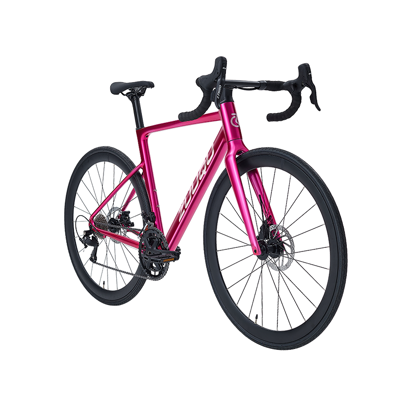 HYB-047 Rose Pink 700c Alloy Road Bike cu anvelope de 28c